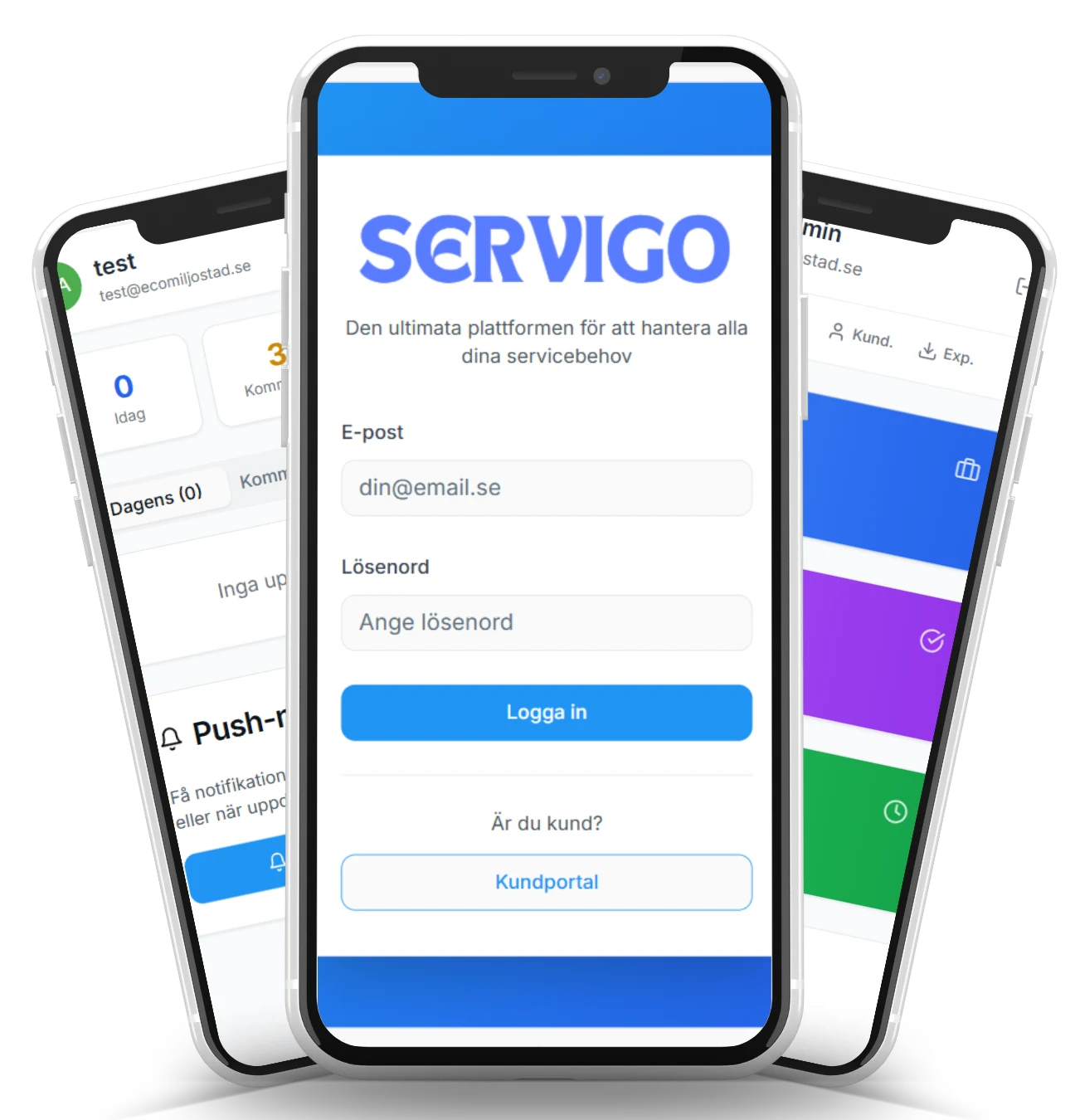 Servigo mobilmockup